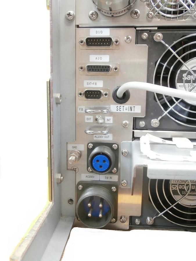 Used Nihon Koshuha HFS-450-020-5 450MHz 2kW Generator Hitachi MU-712E Damaged As-Is