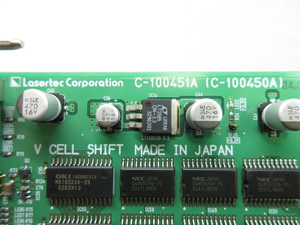 Used Lasertec C-100451A V Cell Shift PCB Card C-100450A Used Working