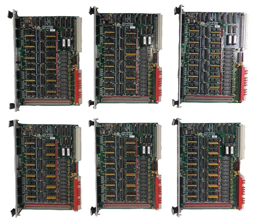 Used AMAT Applied Materials 0100-20003 Digital I/O PCB Card Reseller Lot of 6 Spare