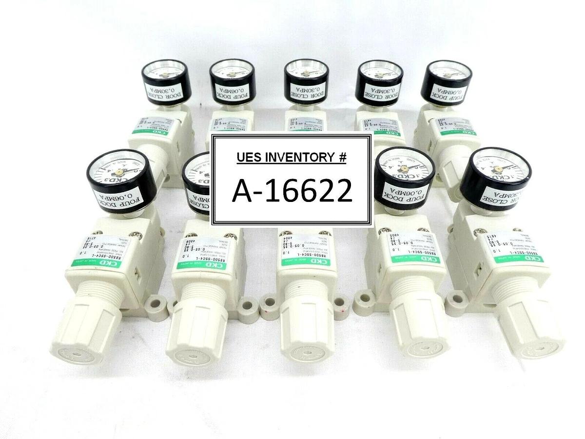 Used CKD RB500-SSC4-L Compact Regulator TEL Lithius Lot of 10 Working Surplus