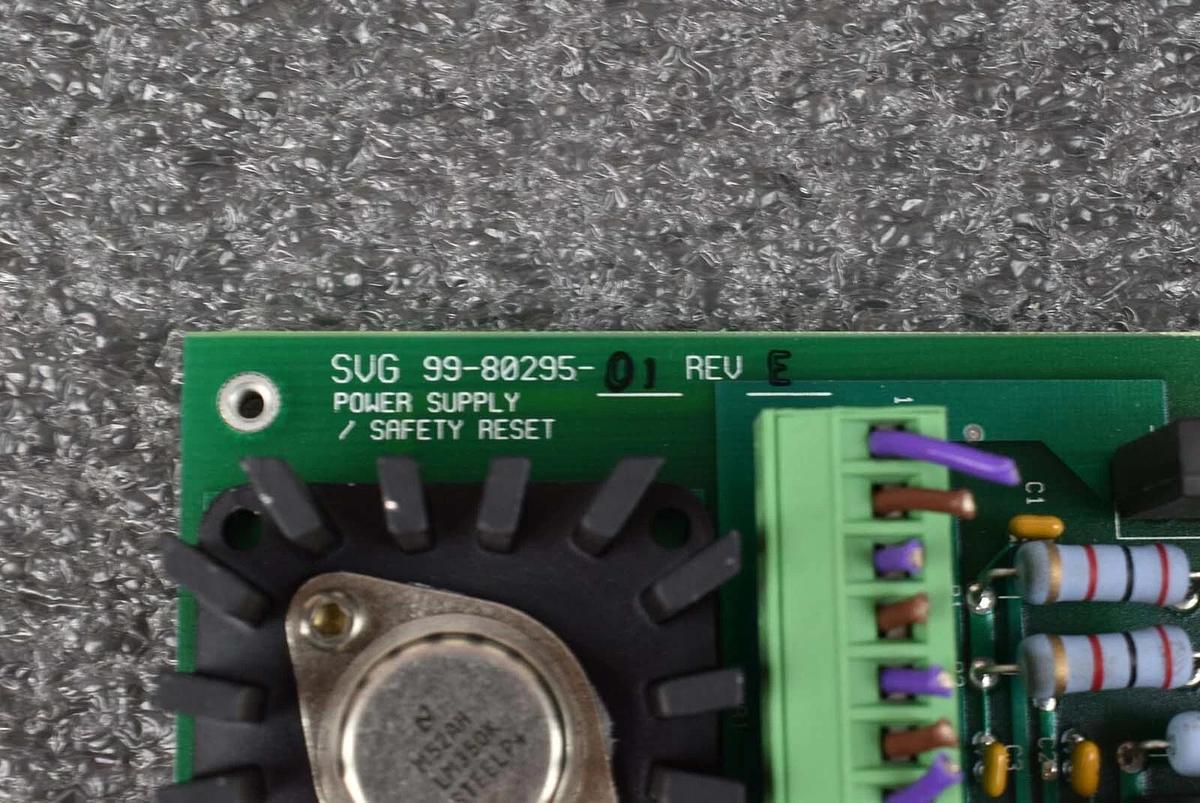 Used SVG 99-80295-01 PCB Power Supply Safety Reset Board