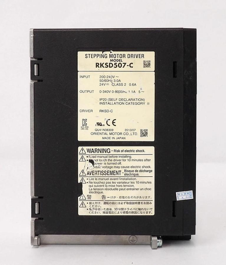 Used Oriental Motor RKSD507-C Stepping Motor Driver RKSD-C Lot of 2 AMAT Working