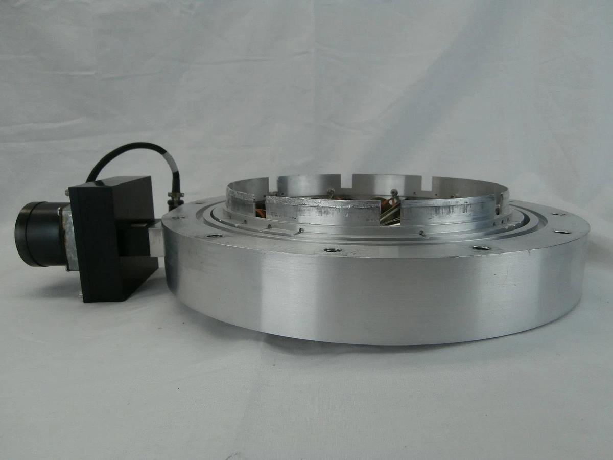 Used MeiVac CVQ-250-ISO-U-SM Aluminium Radial Vane VARI-Q Throttle Valve Used Working