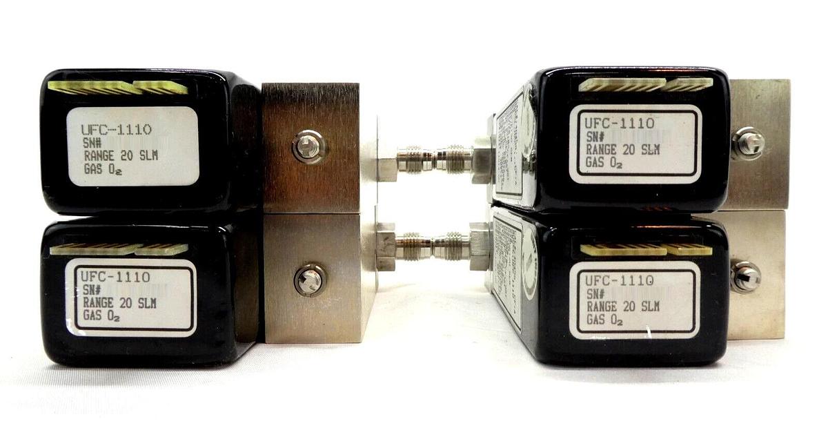 Used UNIT Instruments UFC-1110A Mass Flow Controller MFC UFC-1110 20 SLM O2 Lot of 20