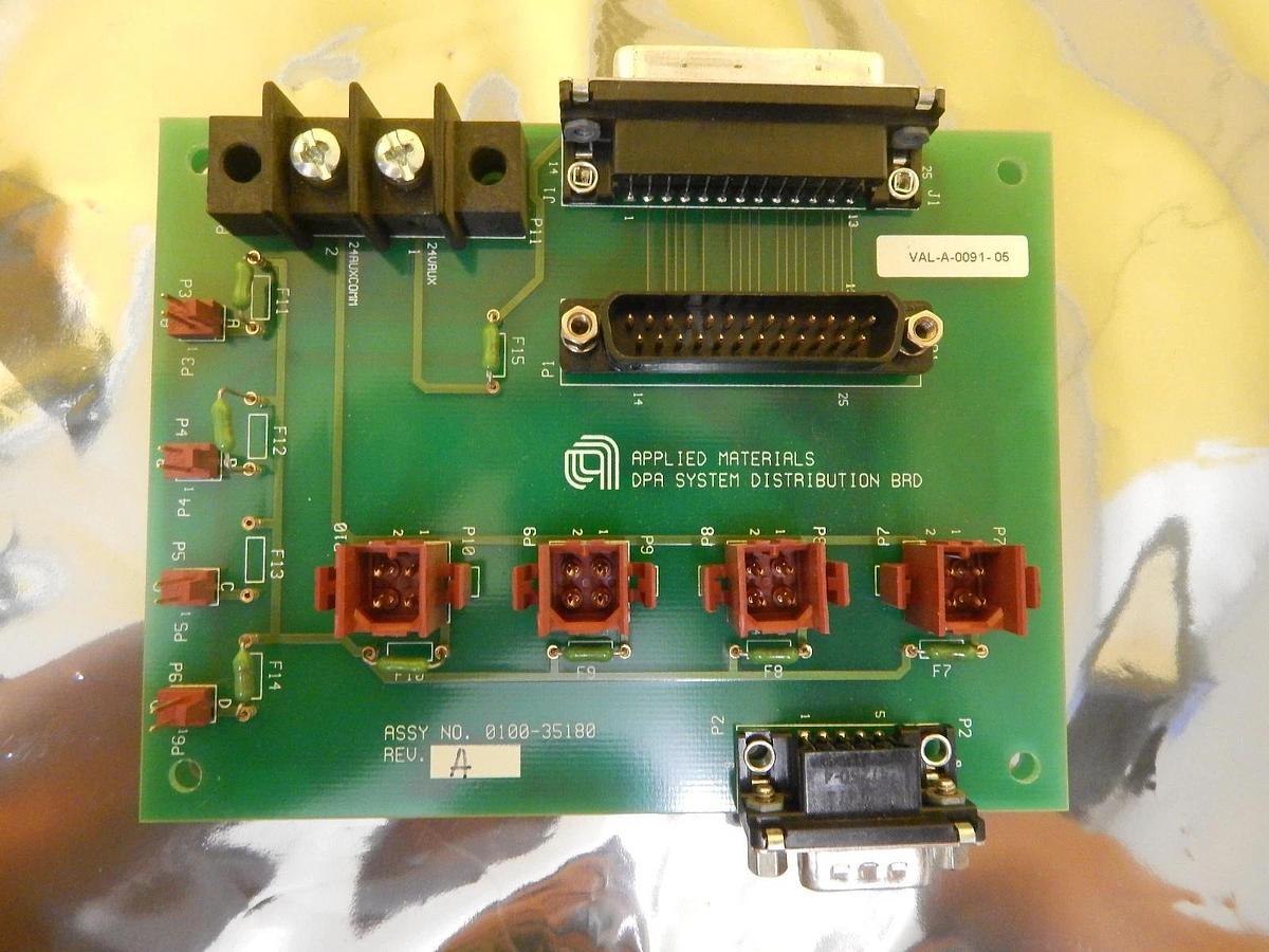 Used AMAT Applied Materials 0100-35180 DPA System Distribution Board PCB P5000 Used