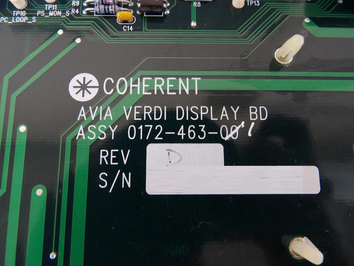 Used Coherent 0172-463-01 Avia Verdi Display PCB Board 355-3000 Working