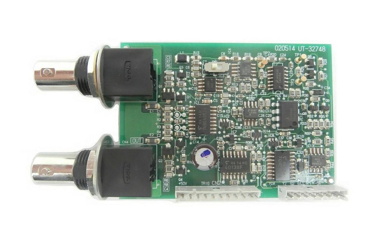 Used Tokyo Keiso UT-32748 Flowmeter I/O Interface PCB 020514 TEL Lithius Working