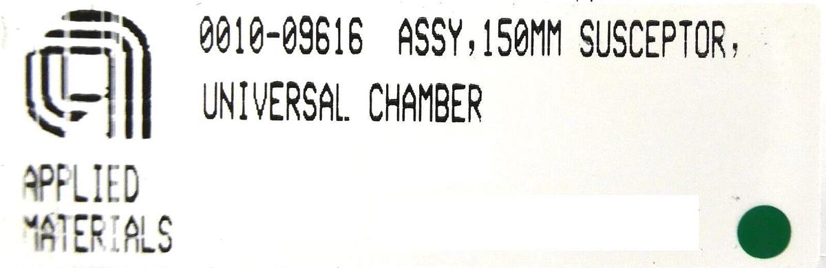 Used AMAT Applied Materials 0010-09616 150mm Universal Chamber Susceptor Working