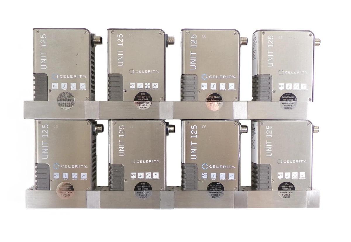 Used Celerity IFC-125C Mass Flow Controller MFC UNIT 125 Reseller Lot of 8 Working