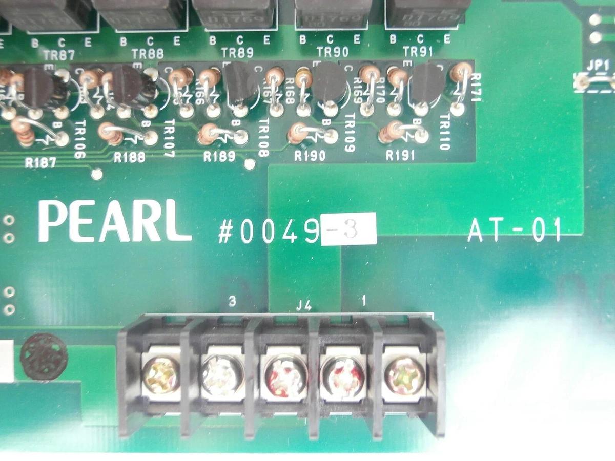 Used Pearl Kogyo 0049-3 Stepping Motor Driver Controller PCB AT-01 TEL Lithius Spare
