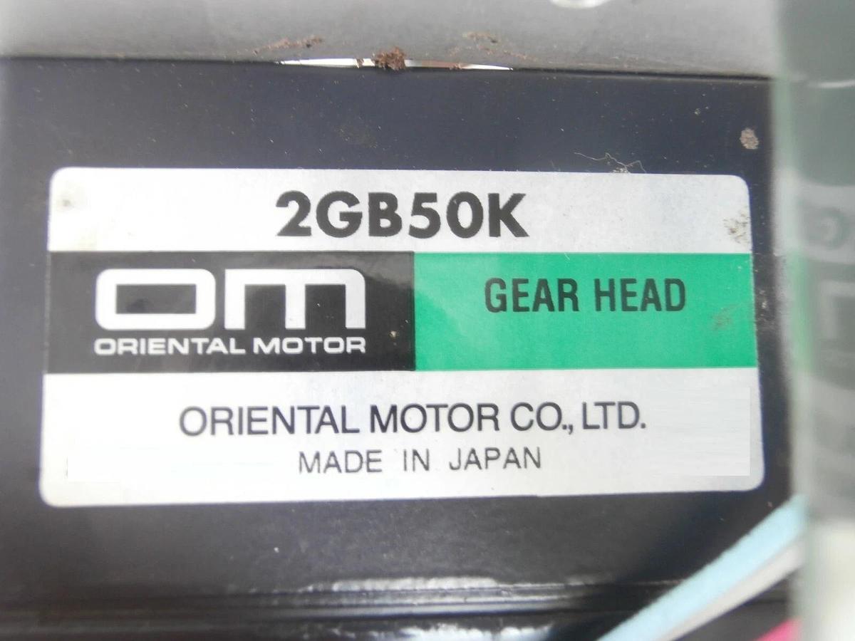 Used Oriental Motor 2RJ4GB-AUL Reversible Motor w/Gear Head 2GB50K Lot of 10 Working