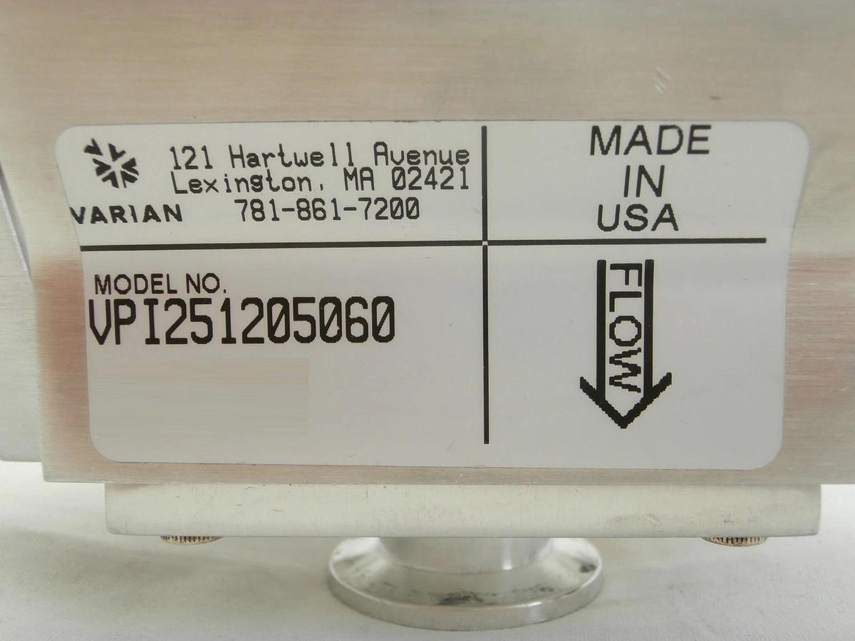 Used Varian Semiconductor VSEA VPI251205060 Vacuum Pump Isolation Valve Working Spare