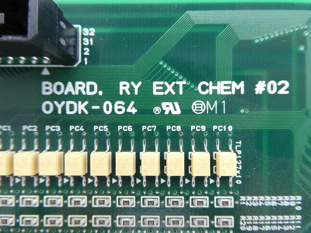 Used TEL Tokyo Electron OYDK-064 Interface PCB RY EXT CHEM #02 Lithius Working Spare