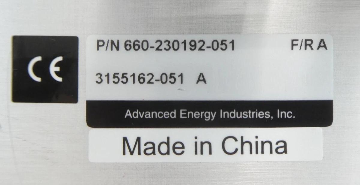 Used RF Navigator AE Advanced Energy 3155162-051 RF Match 660-230192-051 Working