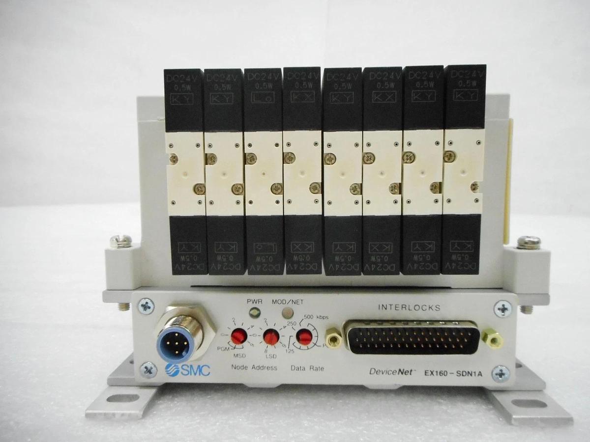 SMC VV5Q11-08-DAJ00907 8-Port Pneumatic Manifold ASM 50-125207A20 New