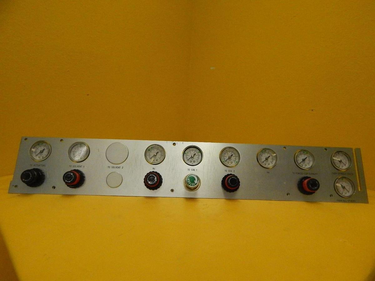 Used TAZMO Pressure Gauge Panel Assembly Semix TR6132U 150mm SOG Used Working