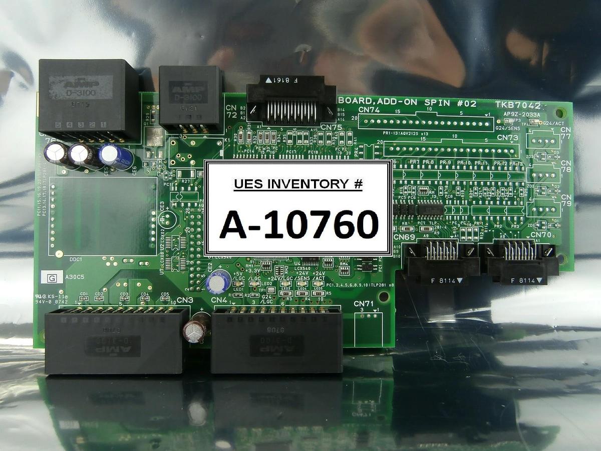 Used TEL Tokyo Electron AP9Z-2033A Add-On Spin #2 Board TKB7042 PCB Lithius Used