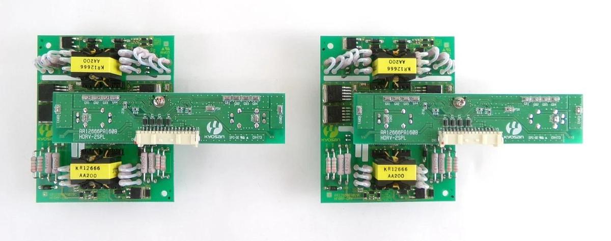 Used Kyosan Electric AR12666PA020C PCB HFAMP-DRV w/ AR12666PA160B HDRV-25PL Lot of 4