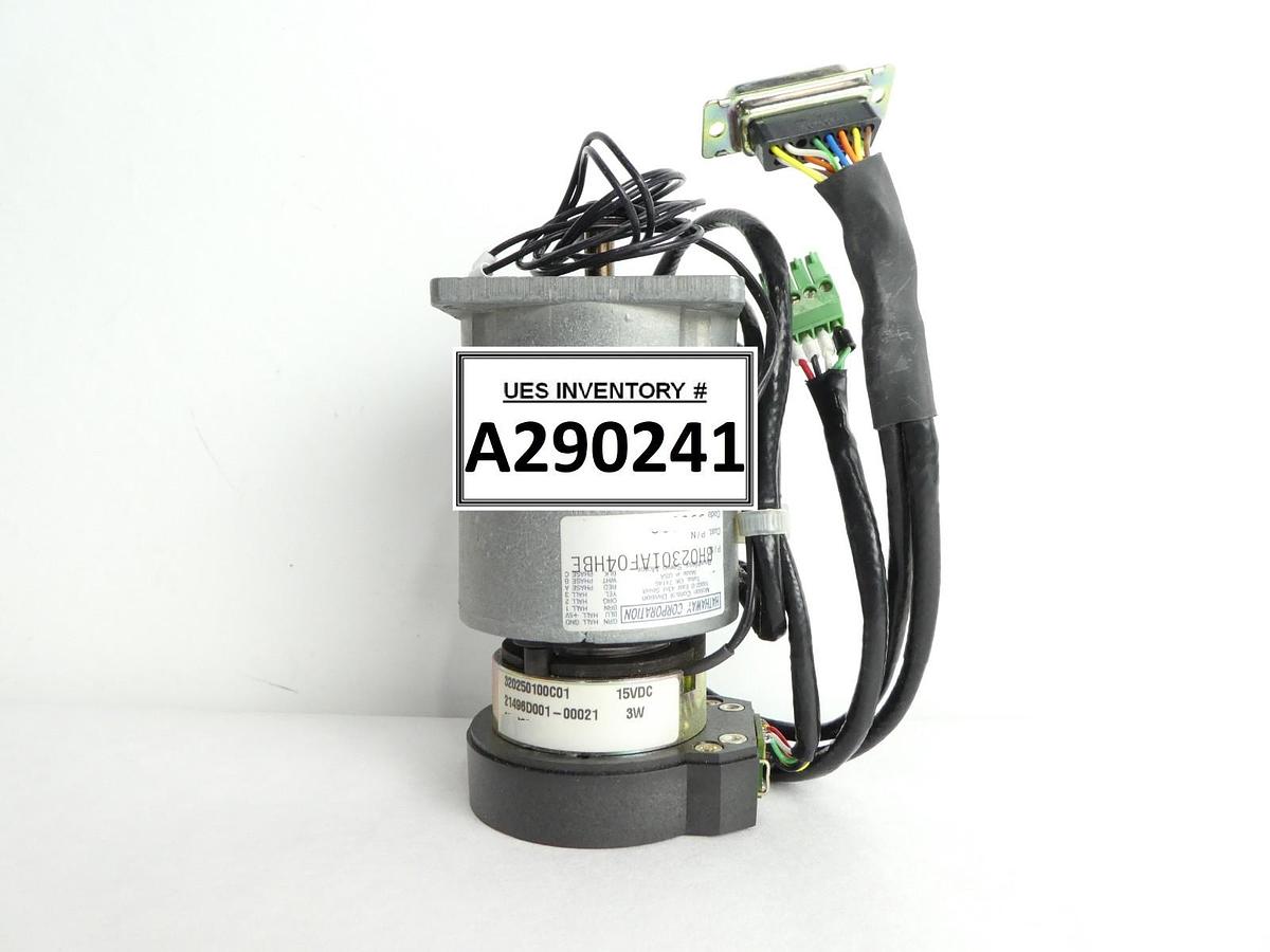 Used Hathaway BH02301AF04HBE Servo Motor w/ Brake 320250100C01 ASM T61105-2 Used