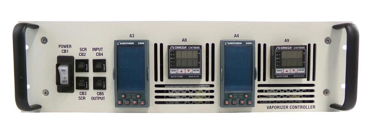 Used Varian E11072772 Eurotherm Dual Vaporizer Controller Assembly Working