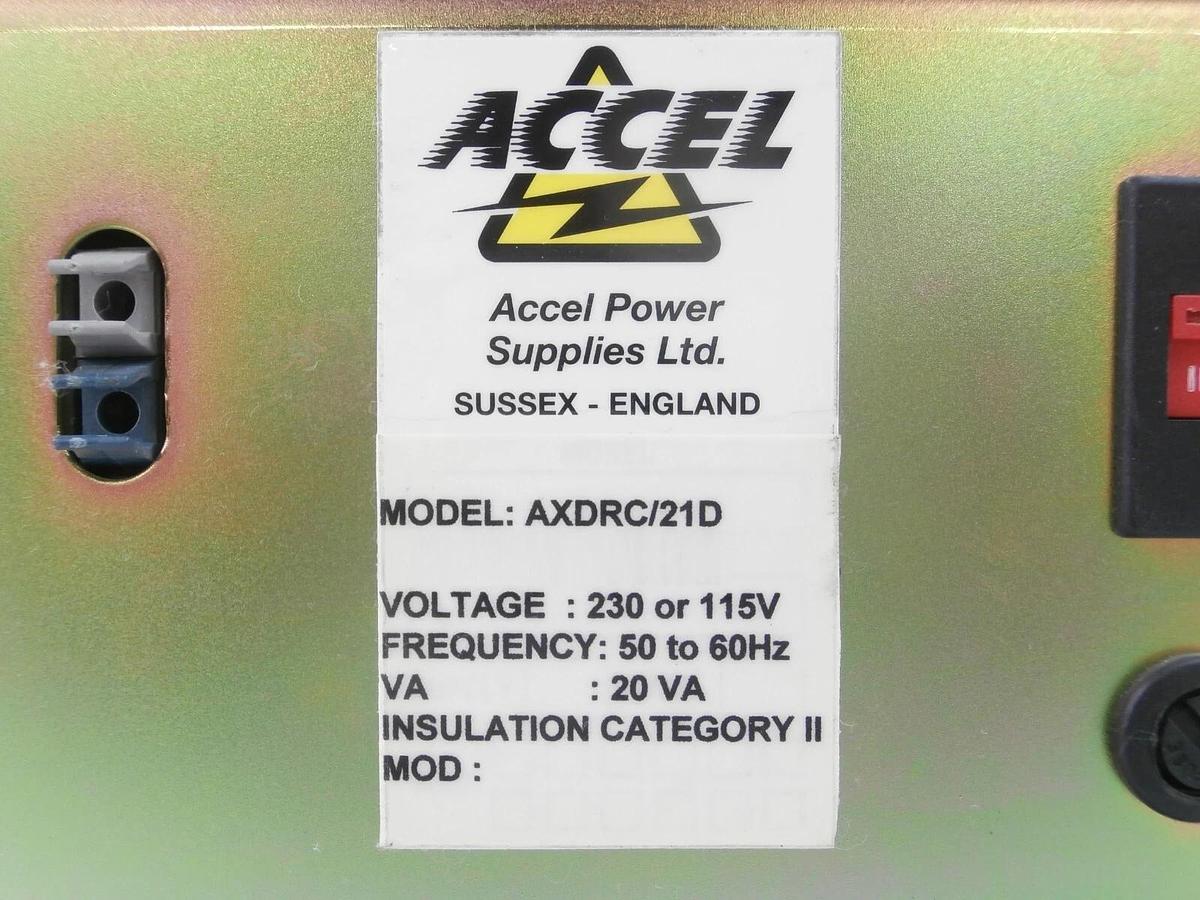 Used Accel Power Supplies AXDRC/21D Implanter Controller Module Working Surplus