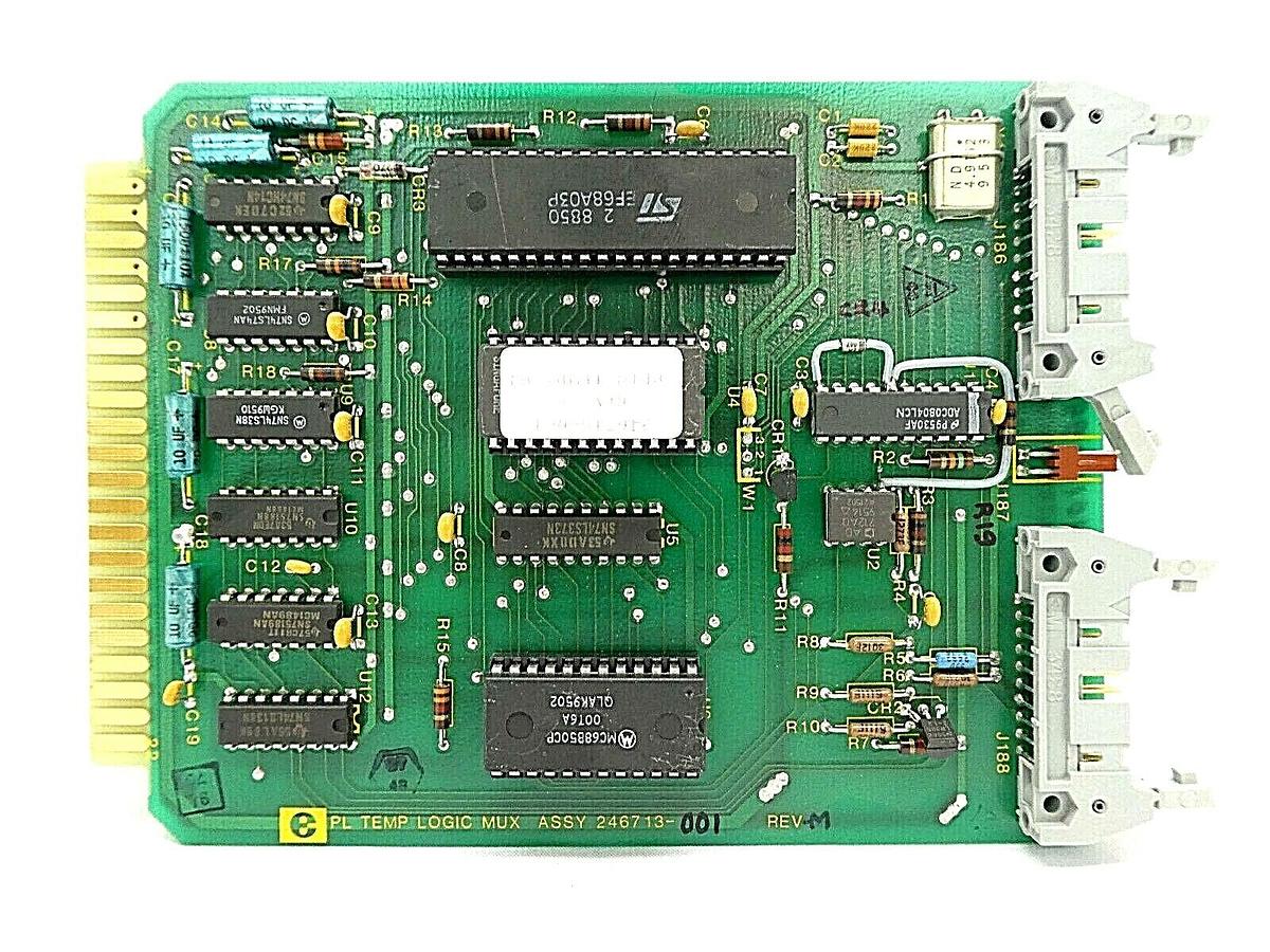 Used Electroglas 246713 PL Temp Logic Mux Board PCB 4085x Horizon PSM Working