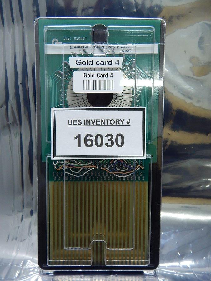 Used Alphatronics Gold Card 4 Probe Card PCB Standard B481 20.0 Mohms Meters 2 Used