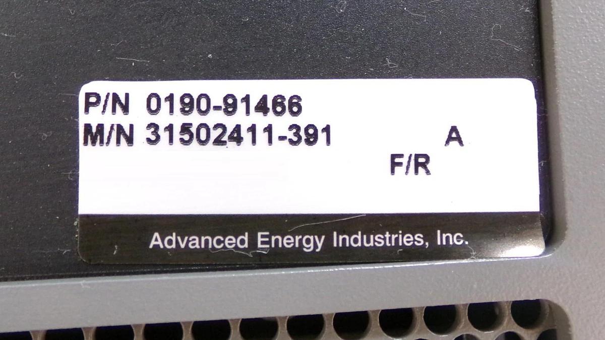 Used DC Pinnacle 20kW AE Advanced Energy 31502411-391 Power Supply 0190-91466 Working