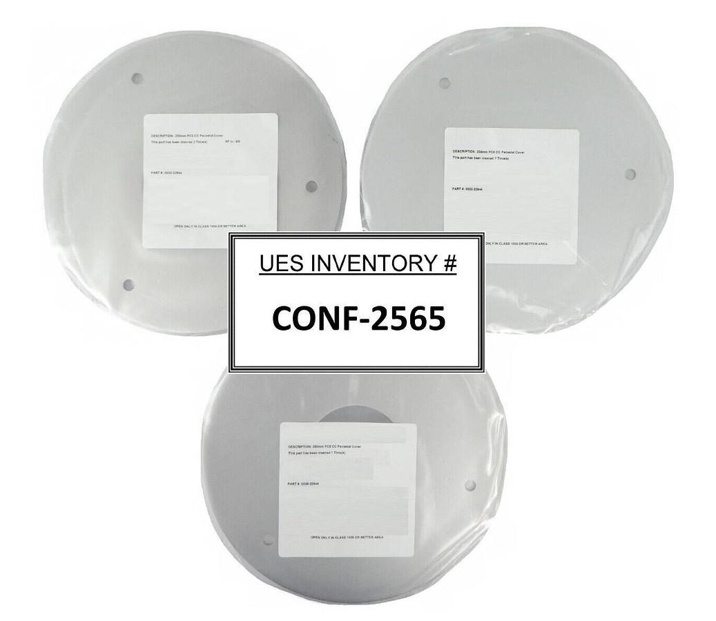 Refurbished AMAT Applied Materials 0020-22844 200mm PCII Pedestal Cover Lot of 3 Refurbished