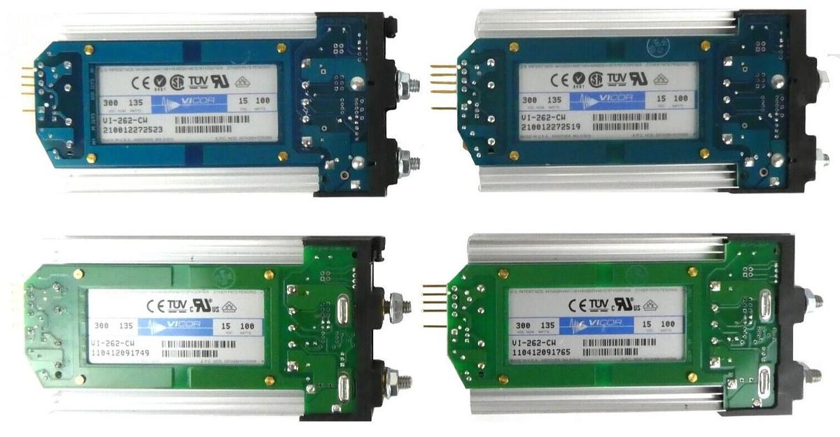 Used Vicor VI-262-CW DC Converter 15v 100w Reseller Lot of 4 Working Surplus