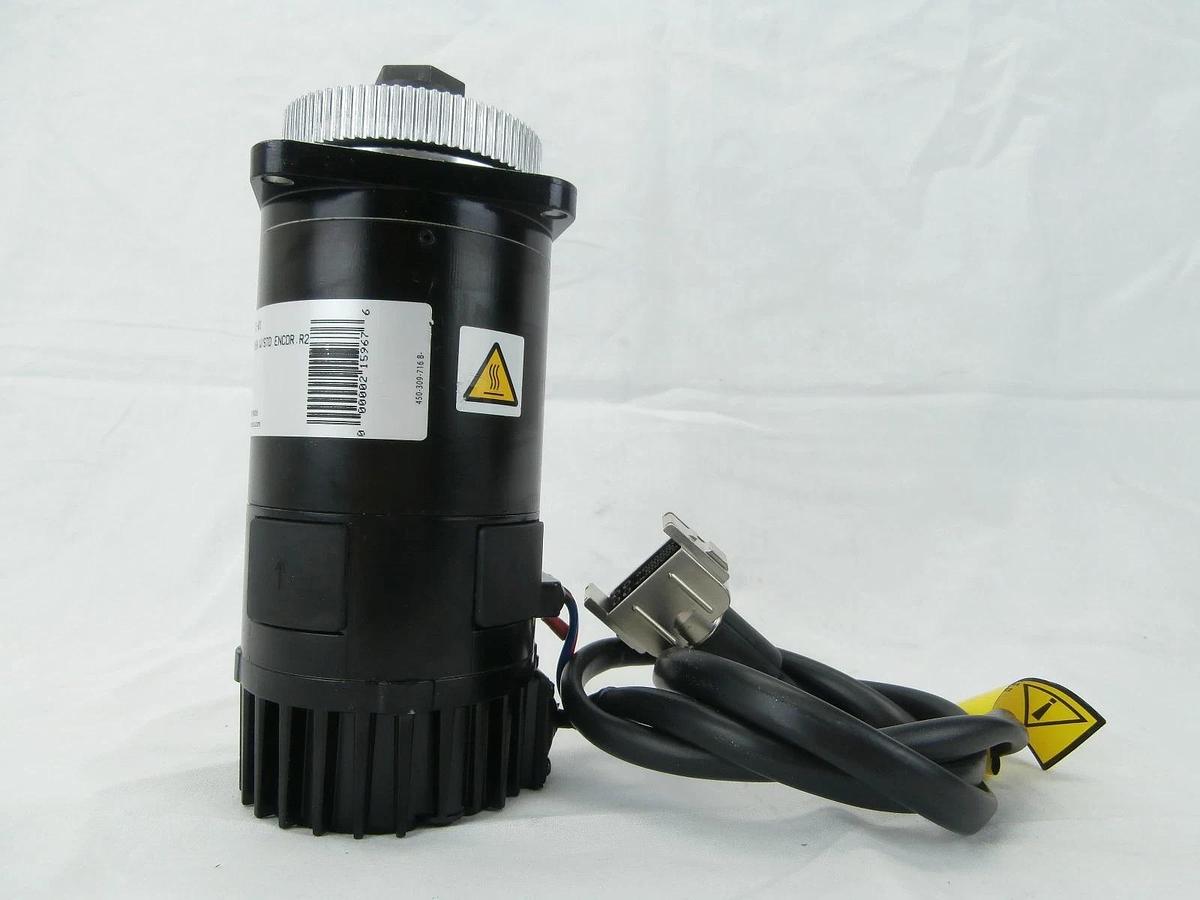 Used Berkeley 100-000-721-01 Servo Motor MTR.300W BRSH.W/STD ENCOR.R2 Working