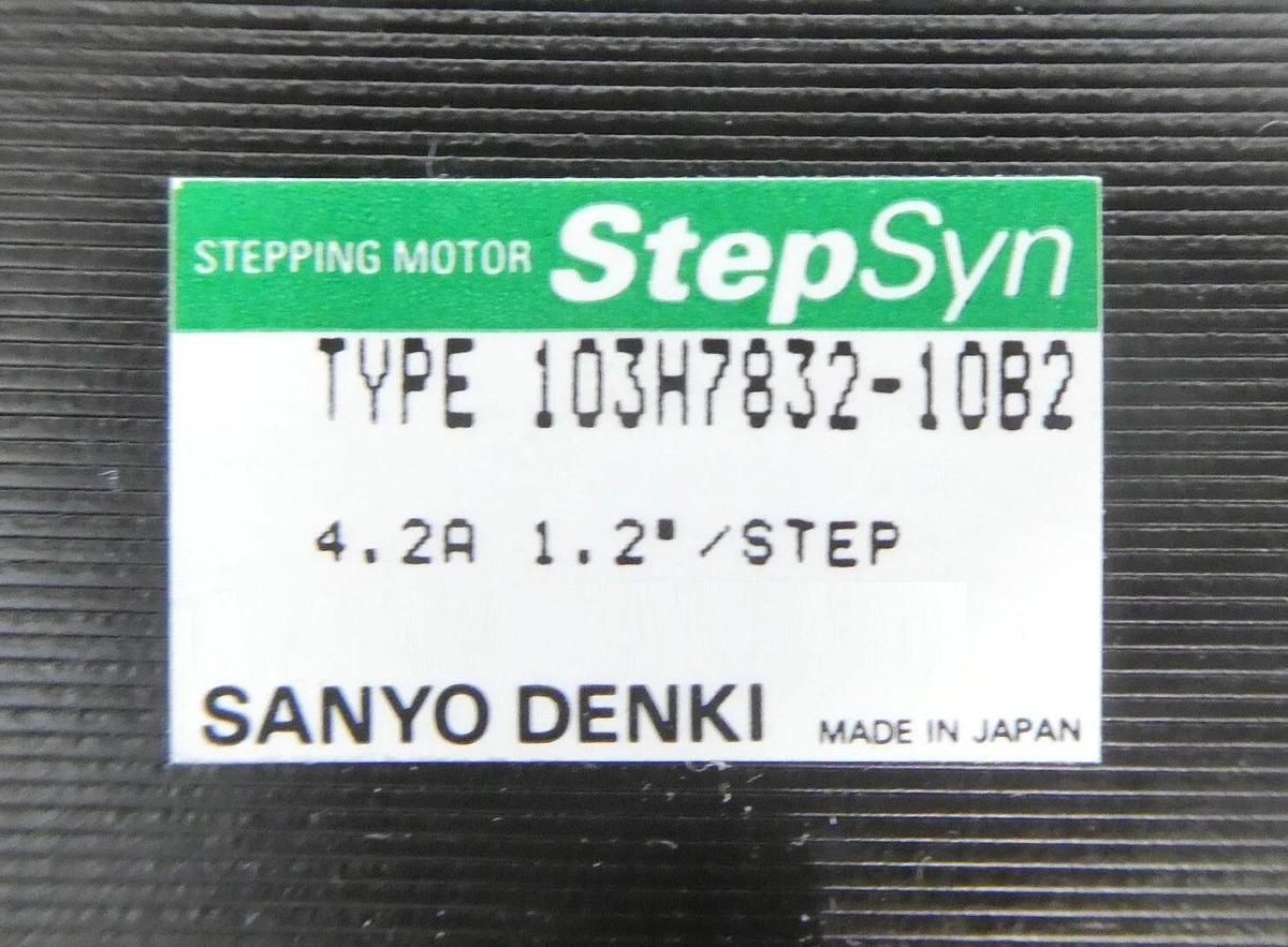 Used Sanyo Denki 103H7832-10B2 Stepping Motor StepSyn Working Surplus