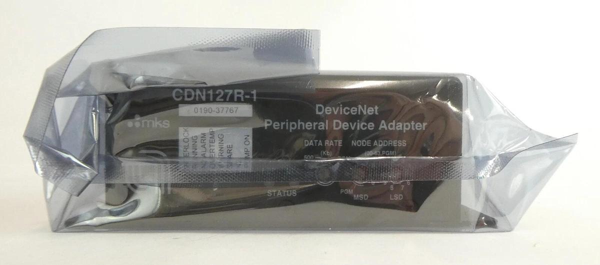 MKS Instruments CDN127-1 DeviceNet Peripheral Adaptor AMAT 0190-37767 New Spare