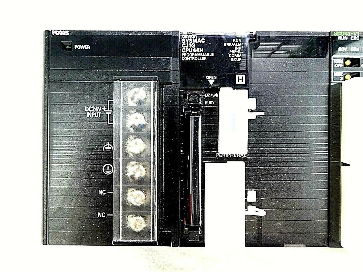 Used Omron CJ1G-CPU44H Programmable Logic Controller PLC TEL Trias Working Surplus