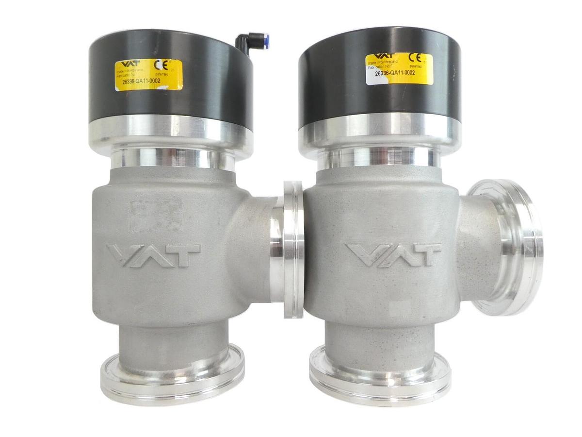 Used VAT 26336-QA11-0002 Angle Valve Series 26 Reseller Lot of 2 Working Surplus
