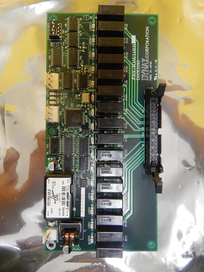Used Dynax DNX2080 Terminal Relay Board PCB Fics-IOM/16RH TEL T-3044SS Used Working