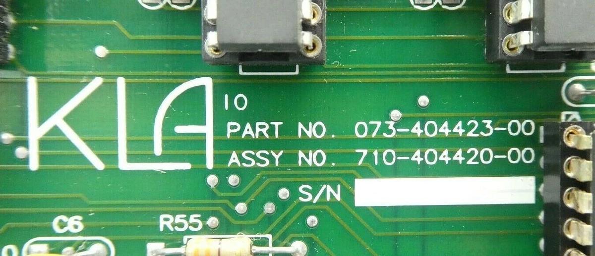 Used KLA-Tencor 073-404423-00 I/O PCB Card 710-404420-00 eS31 Working Surplus