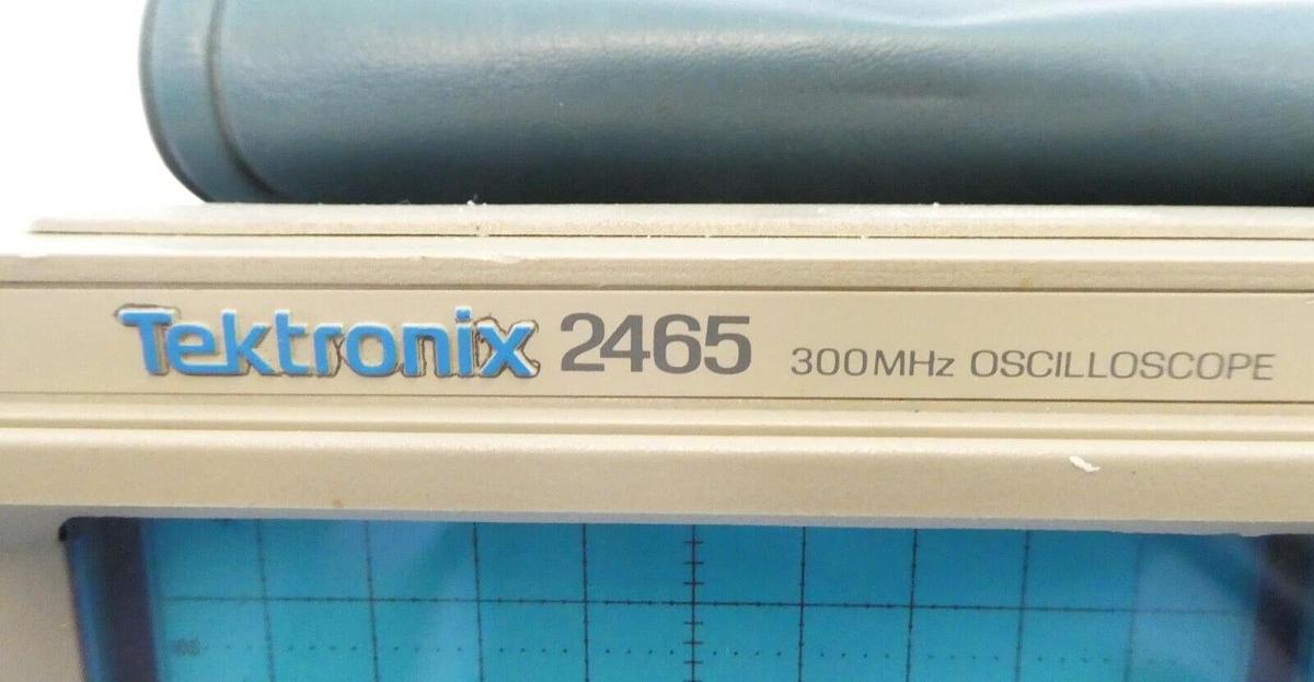 Used Tektronix 2465 4-Channel 300mhz Portable Analog Oscilloscope Untested Surplus