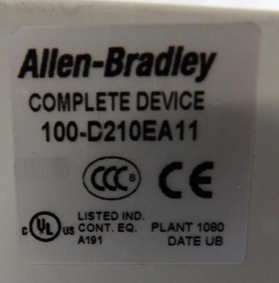 Used AB Allen-Bradley 100-D210 Industrial Contactor 100-D 208-277V Lot of 2 Working