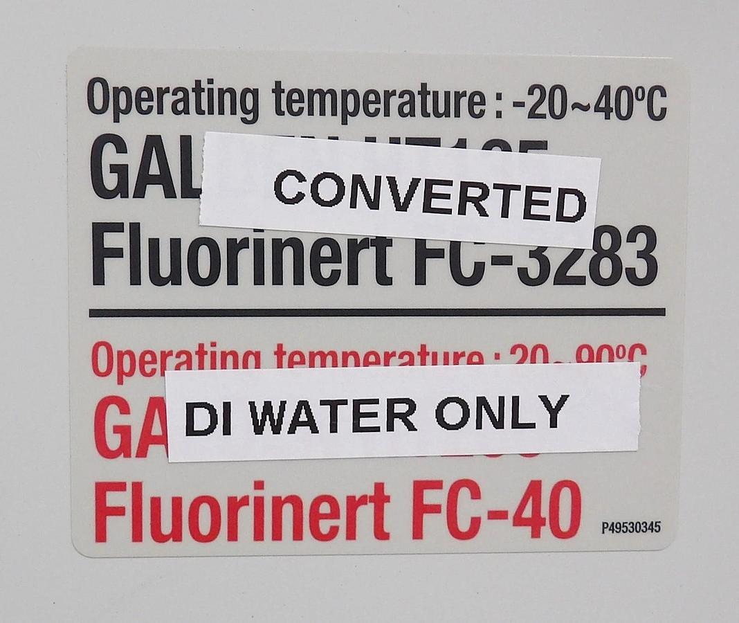 Used SMC HRZD020-WS-WS 20kW Dual Channel VFD Refrigerated Chiller DI Water Working