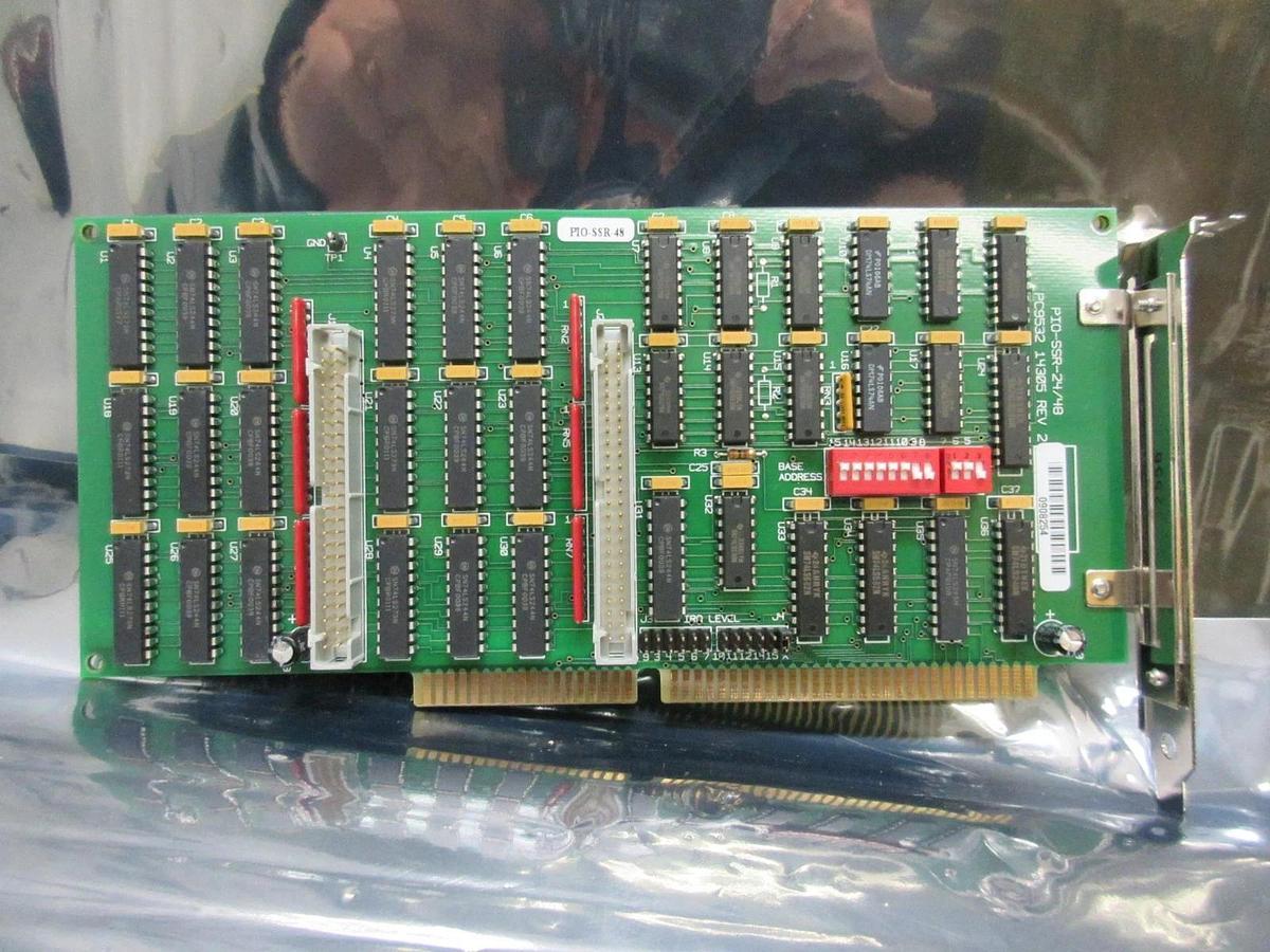Used Keithley PIO-SSR-48 Soild State Relay PCB Card PC9532 14305 PIO-SSR-24/48 Used