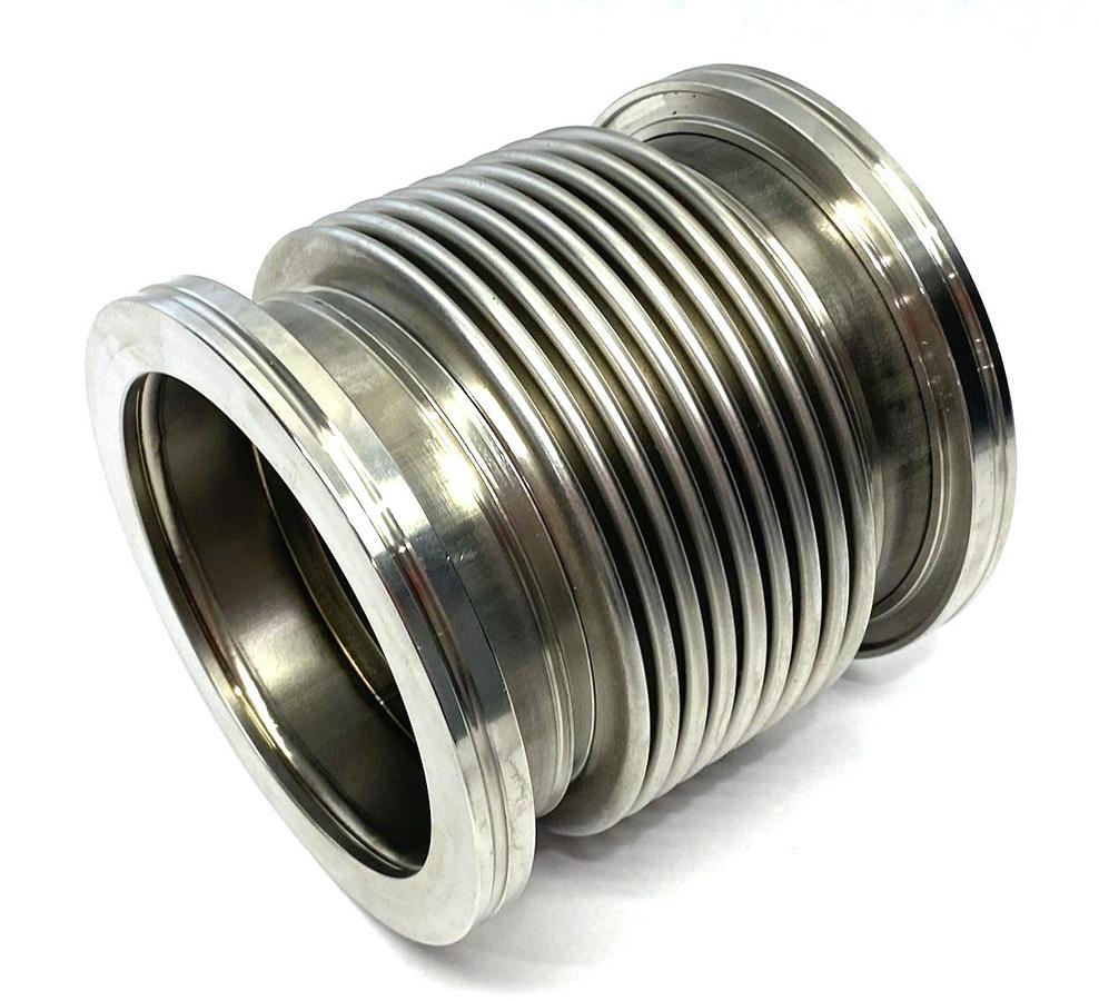 Used Edwards ISO80 High Vacuum Flexible Bellows Stainless iQDP Copper Cu Exposed Used