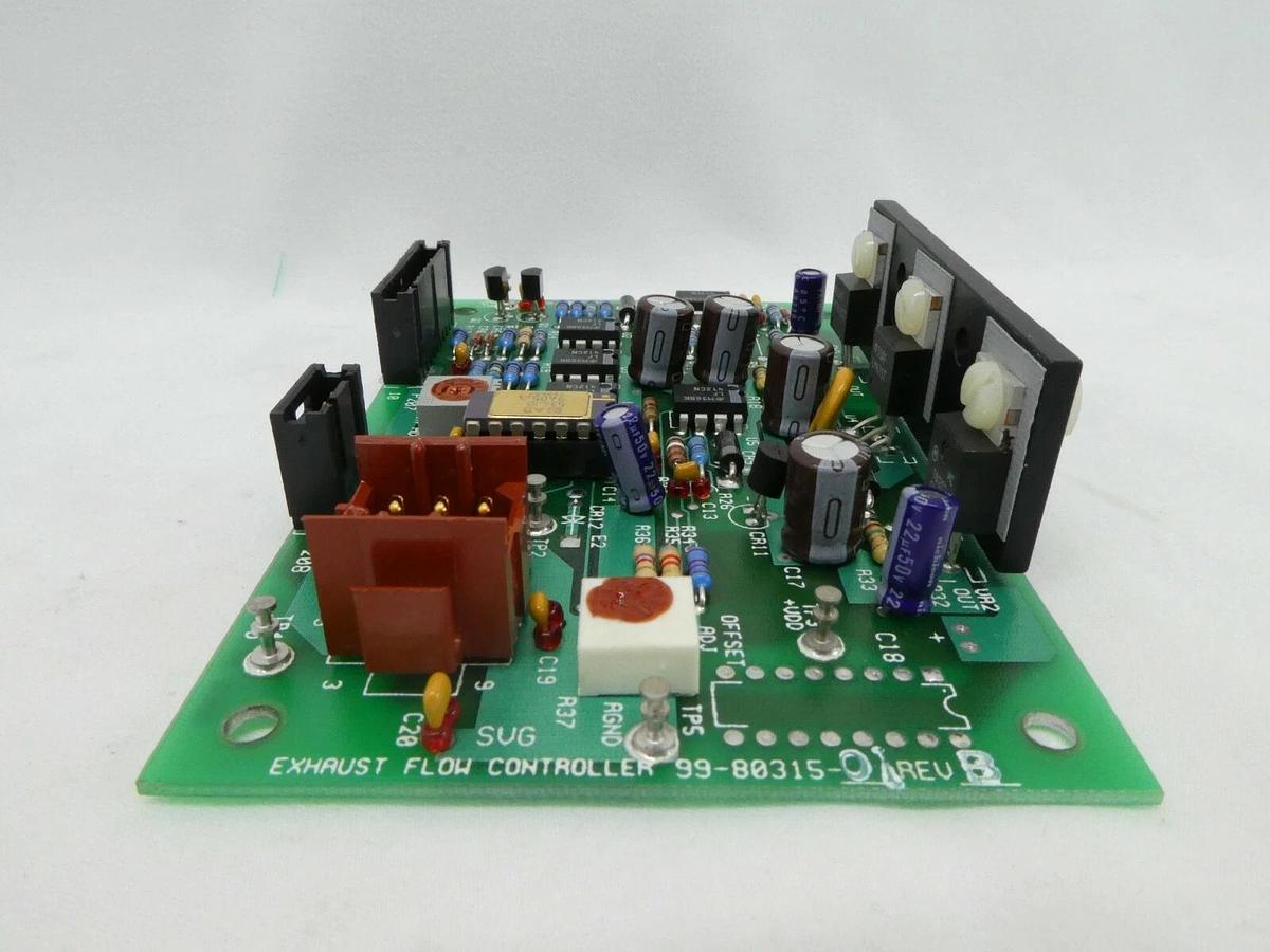 Used SVG Silicon Valley Group 99-80315-01 Exhaust Flow Controller PCB Rev. B Working