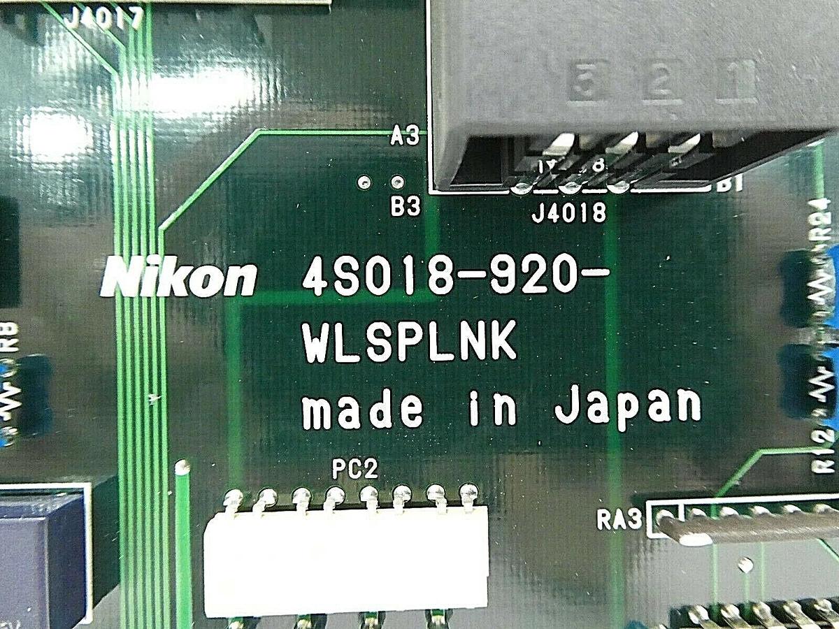Used Nikon 4S018-920 Interface Board PCB WLSPLINK NSR-S307E Working Surplus