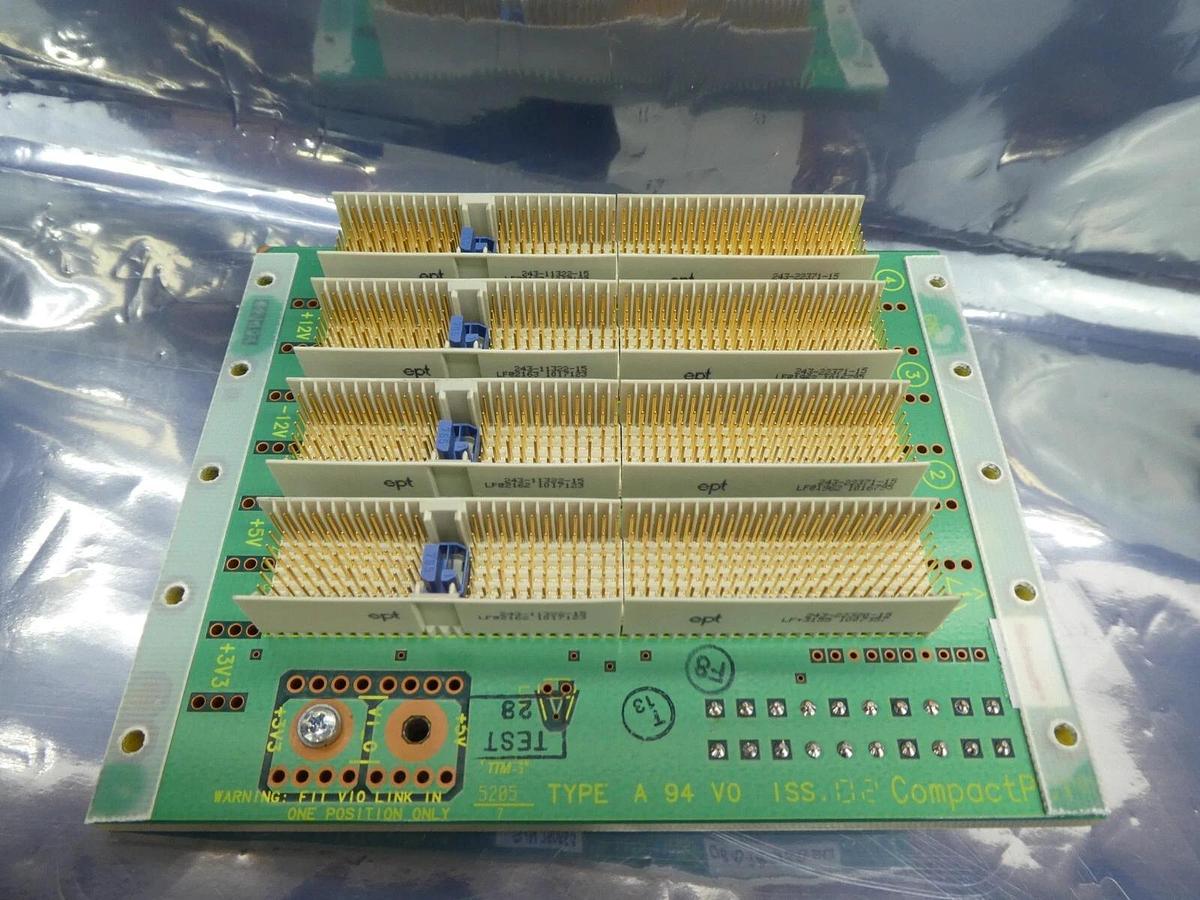 Used Schroff 06-01695890 CompactPCI Backplane PCB 321194 Working Surplus