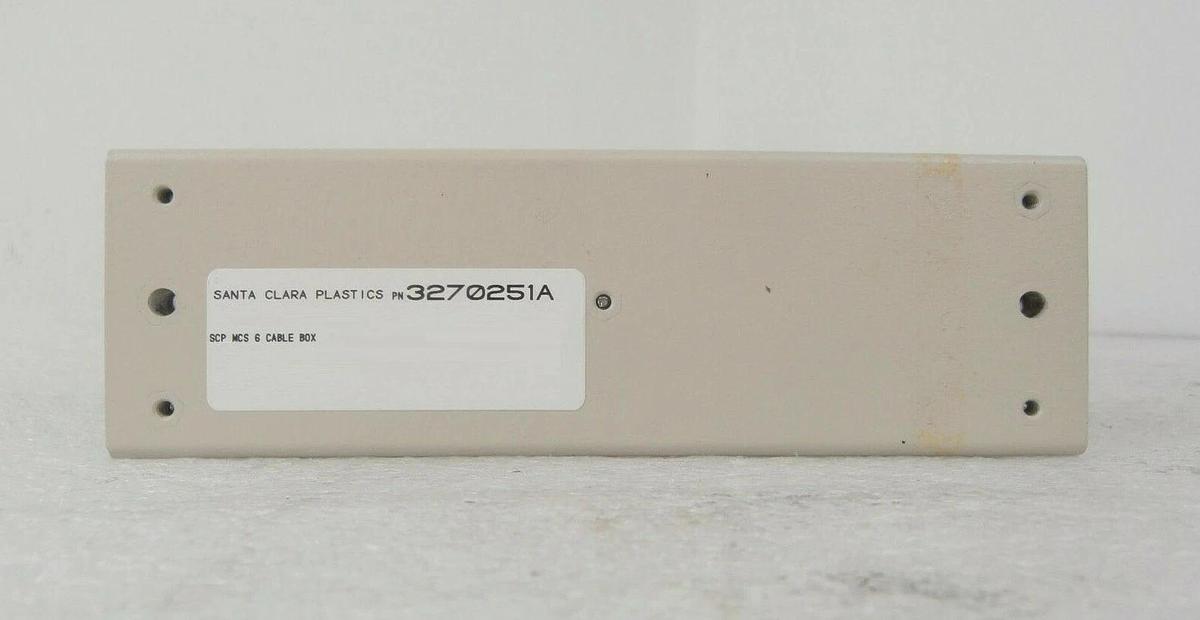 Used SCP Santa Clara Plastics 3270251A MCS 6 Cable Breakout Box Controller Working