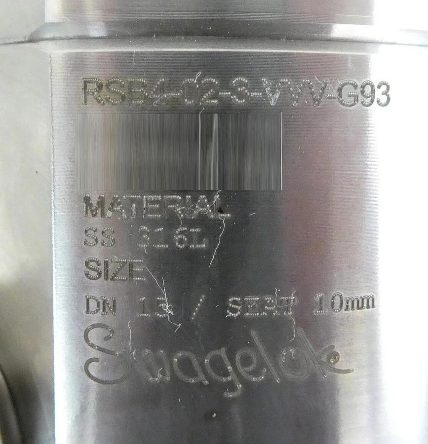 Used Swagelok RSB4-02-3-VVV-G93 Pressure Regulator RHPS Series Lot of 3 Working