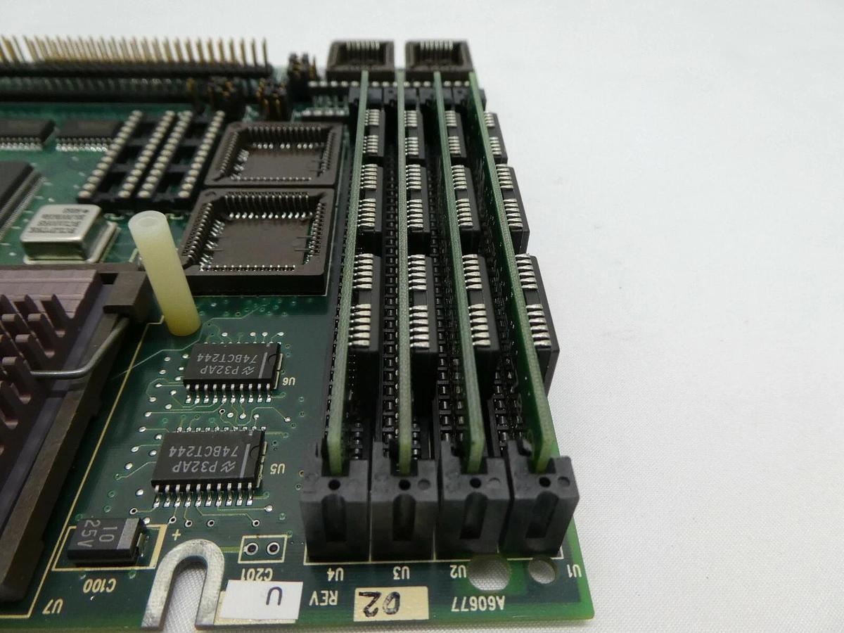 Used Ampro Computers A60677 Motherboard PCB A13077 RECIF IDLW8 200mm Working Surplus