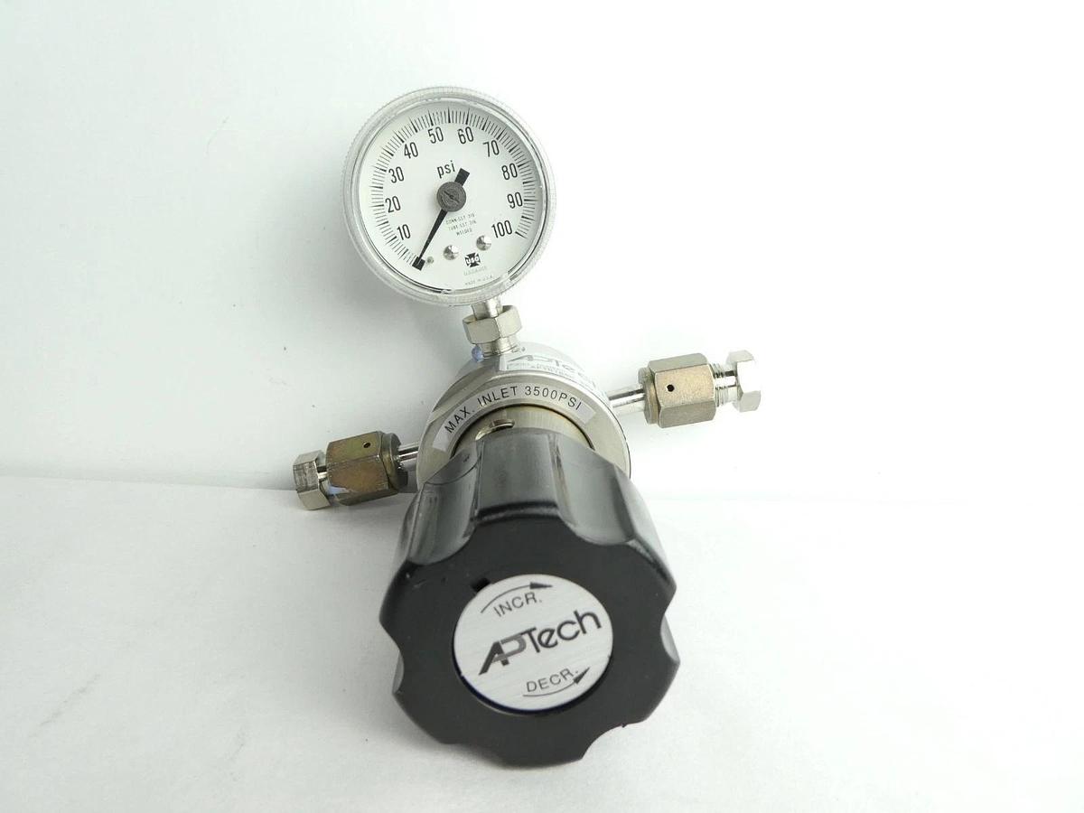 Refurbished AP Tech AP1010SM 3PW FV4 FV4 IV4 Regulator Valve With Gauge Refurbished