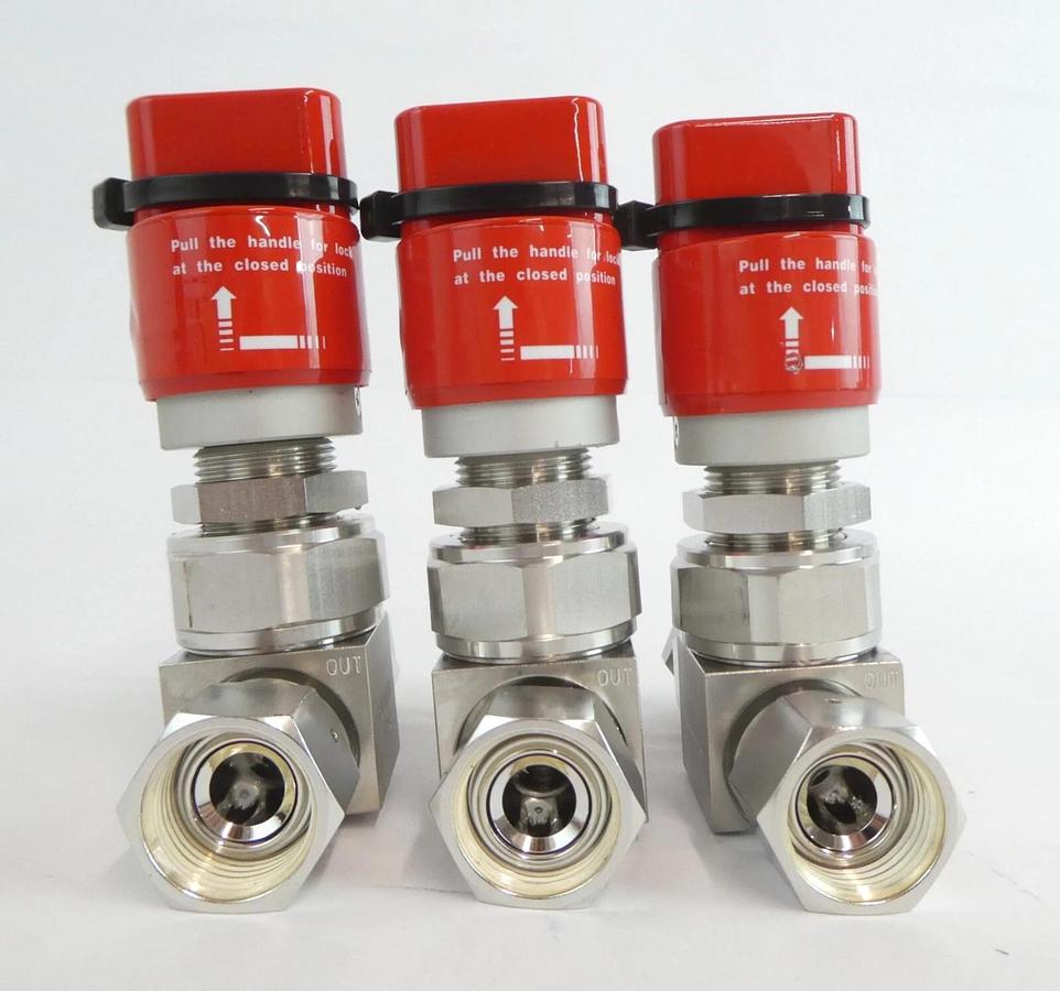 Used Fujikin 316L Manual Diaphragm Valve Reseller Lot of 9 Working Surplus